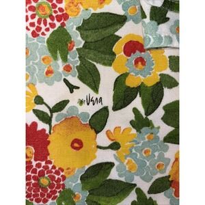 Vera Ladybug Table Napkins Floral Bold Bright Colors Set of 4